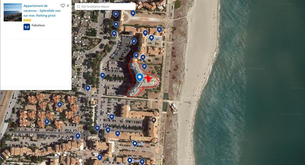 Appartement De Vacances - Splendide Vue Sur Mer, Parking Prive Le Barcarès Εξωτερικό φωτογραφία